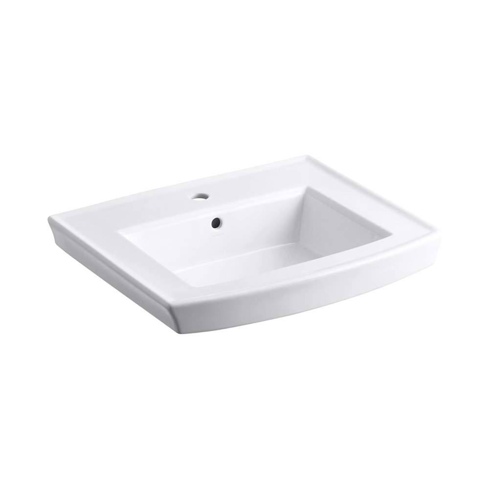 KOHLER  K-2358-1-0 Archer Pedestal sink top single hole