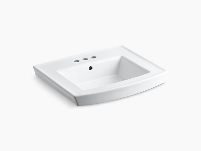 KOHLER  K-2358-4-58 Archer Pedestal Lavatory Basin with 4 In.