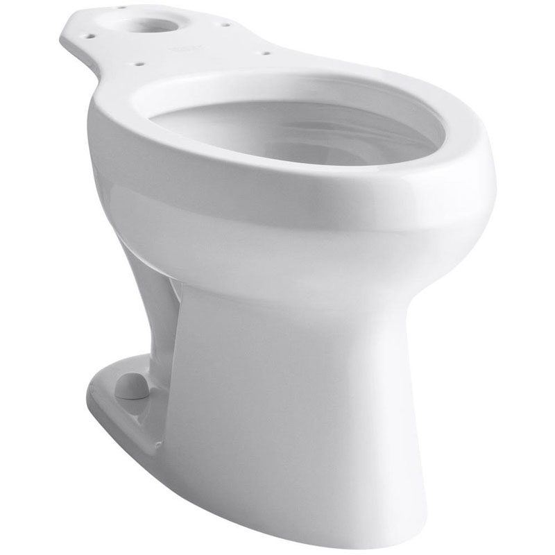 KOHLER  K-4303-0 Wellworth Elongated Toilet Bowl with Pressur