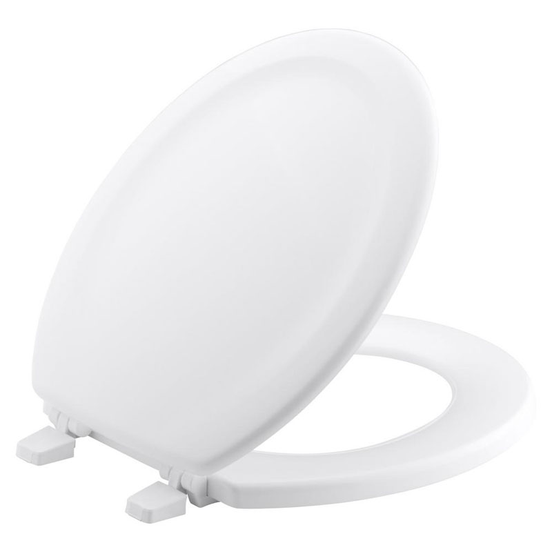 KOHLER  K-4648-0 Stonewood Round Toilet Seat with Color-match