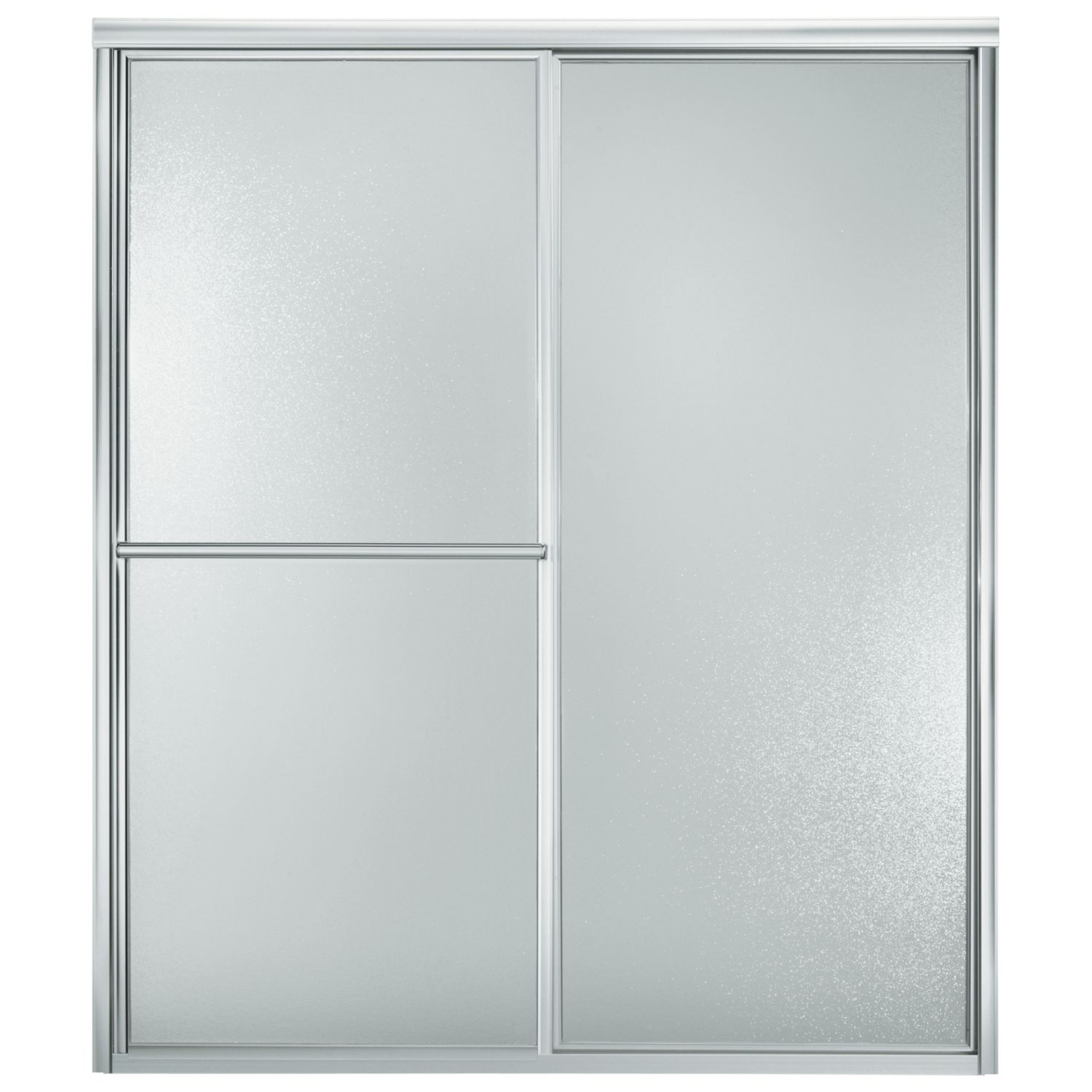 STERLING K-5970-59S 5970-59S Deluxe By-Pass Bath Door, Silver with Pebble