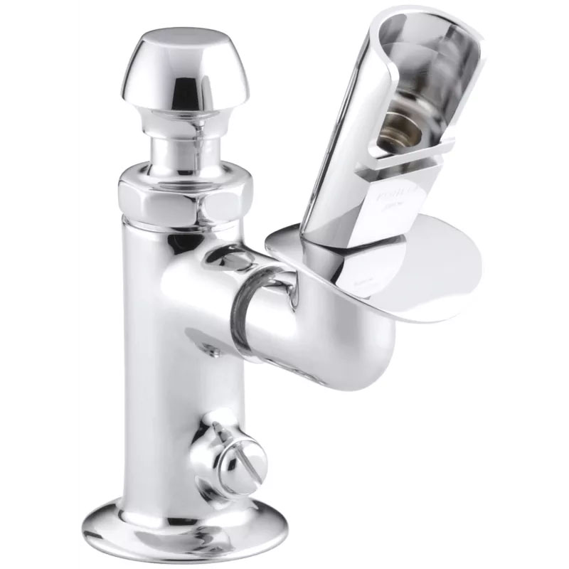 Kohler K-7524-CP Push Button Self-closing Bubbler Polished Chrome