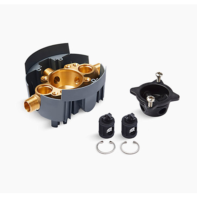 KOHLER K-8300-KS-NA Rite-Temp 1/2-in ID Copper Sweat x 1/2-in OD Copper Sweat Brass Pressure Balancing Valve