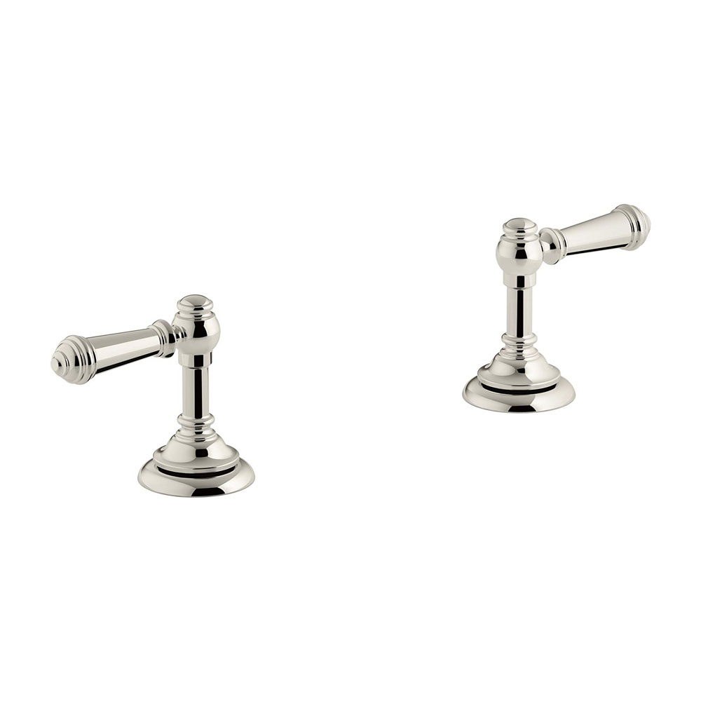Kohler Artifacts® Lever bathroom sink faucet handles  Vibrant Polished Nickel