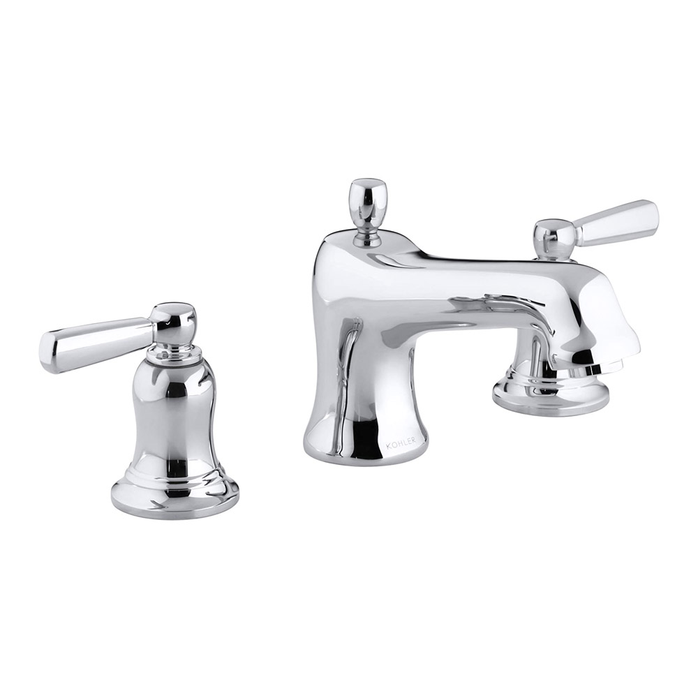 Kohler Bancroft® K-T10592-4-CP Bath Faucet Trim for Deck-Mount Valve with Diverter Spout Polished Chrome