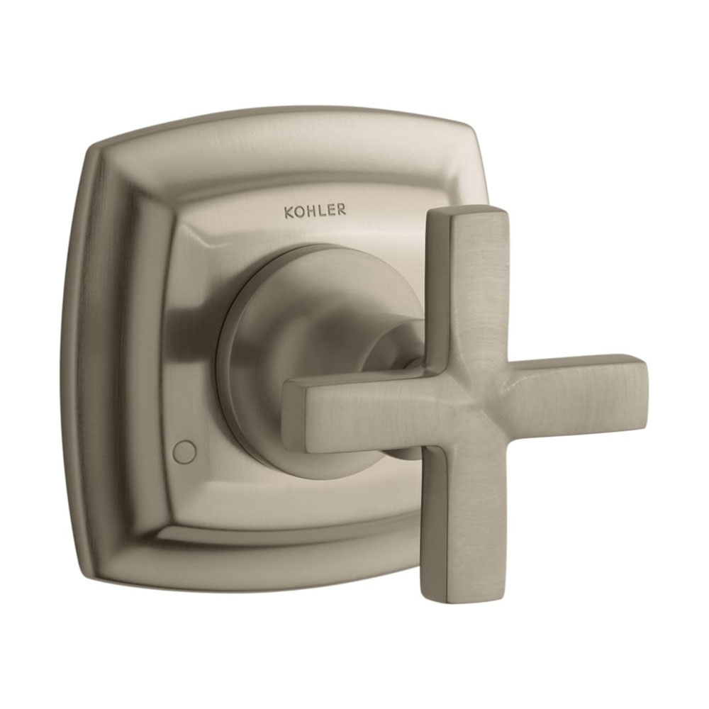 Kohler Margaux® K-T16242-3-BN Valve trim with cross handle for transfer valve, requires valve Vibrant Brushed Nickel