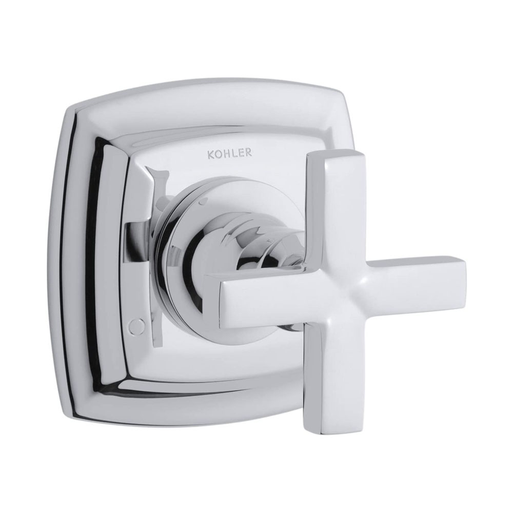 Kohler Margaux® K-T16242-3-SN Valve trim with cross handle for transfer valve, requires valve Vibrant Polished Nickel