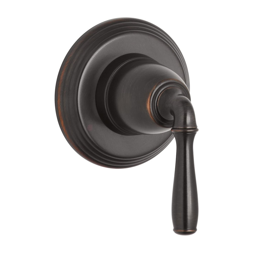 Kohler Devonshire® K-T376-4-PB Valve trim for transfer valve with lever handle, requires valve Vibrant Polished Brass