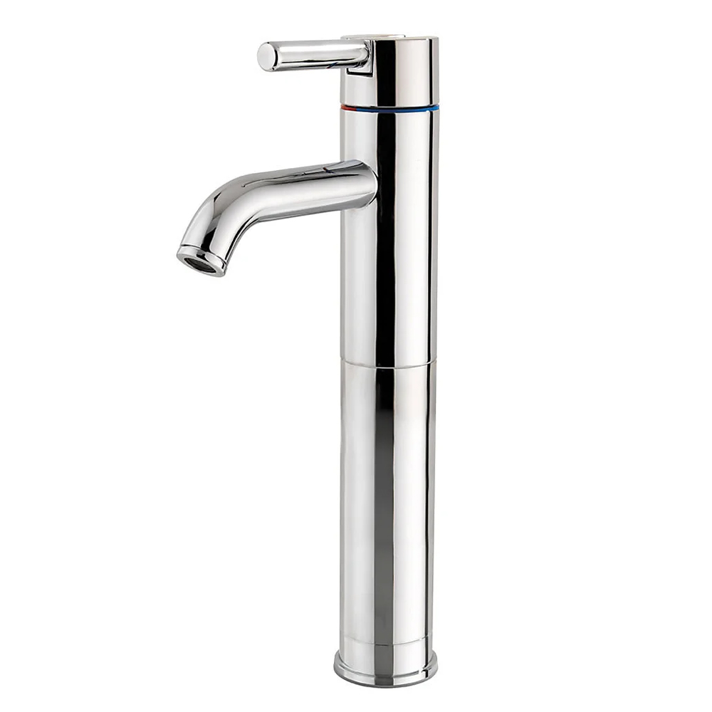 Pfister LG40NC00 LG40-N00 Contempra Single Handle Bathroom Vessel Faucet with Metal Lever, Chrome, Polished