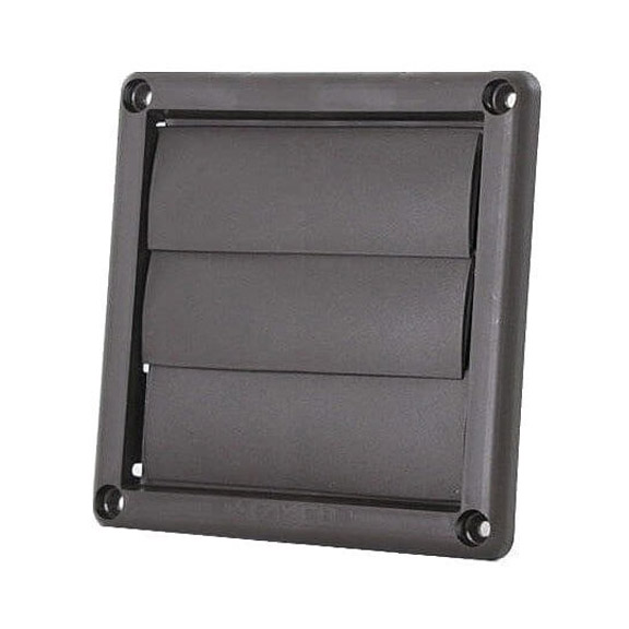 WHITE LOUVERED VENT