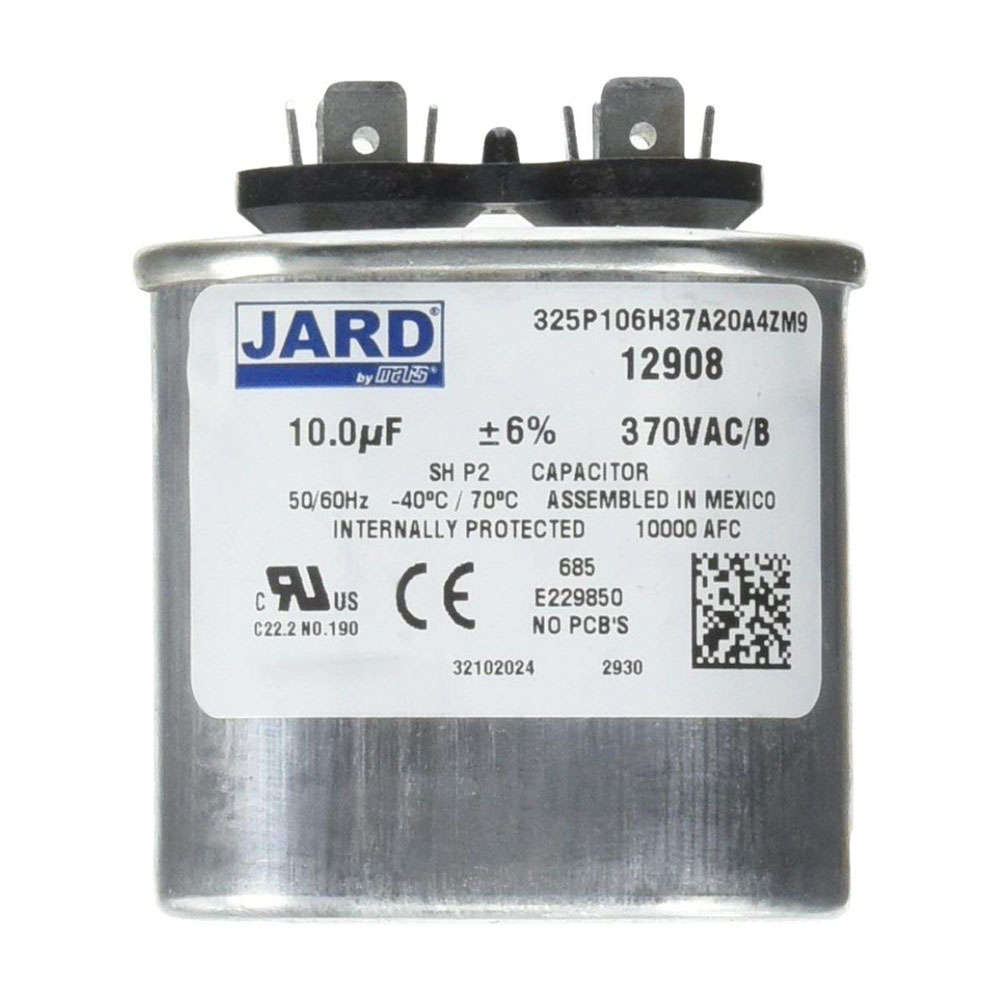 CAPACITOR OVAL 370 V 10 MFD