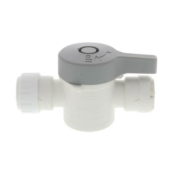John Guest PSEISV20P Twist and Lock Speedfit Shut-Off Valve, 1/2-Inch