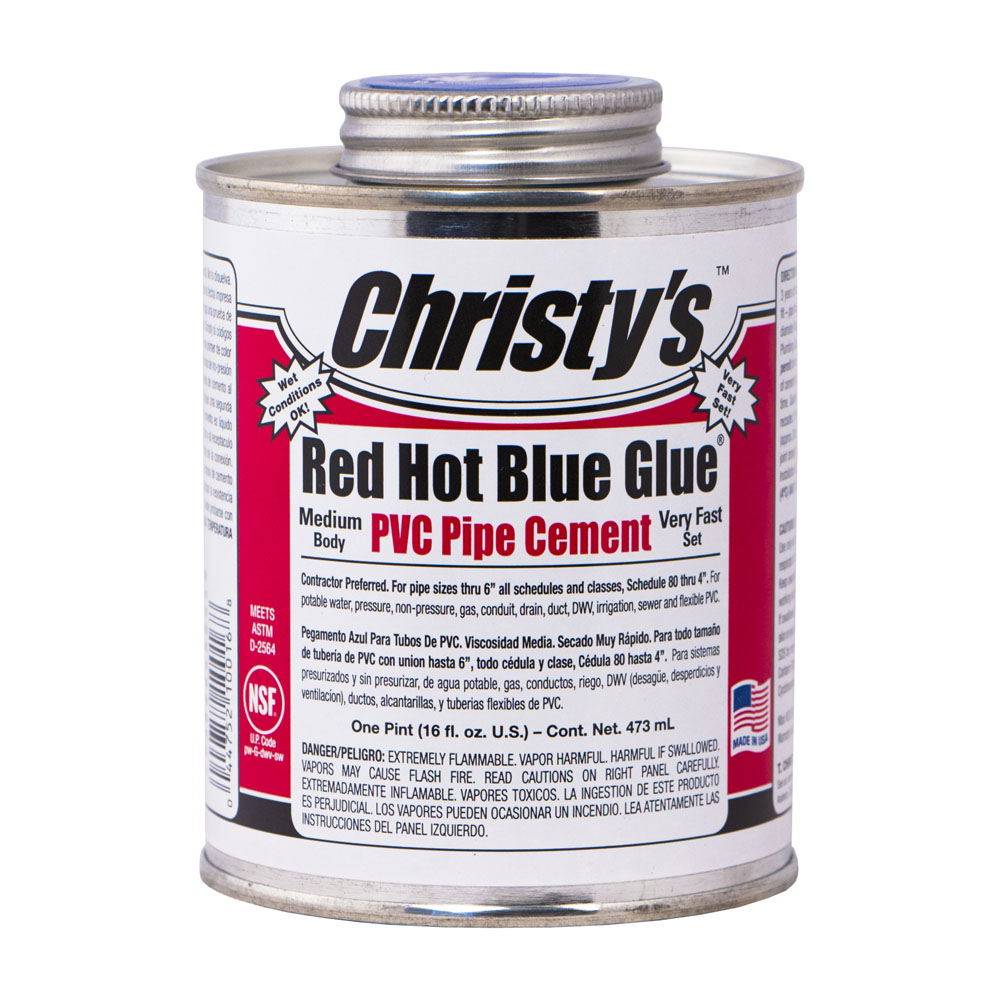 16OZ PINT RED HOT BLUE GLUE