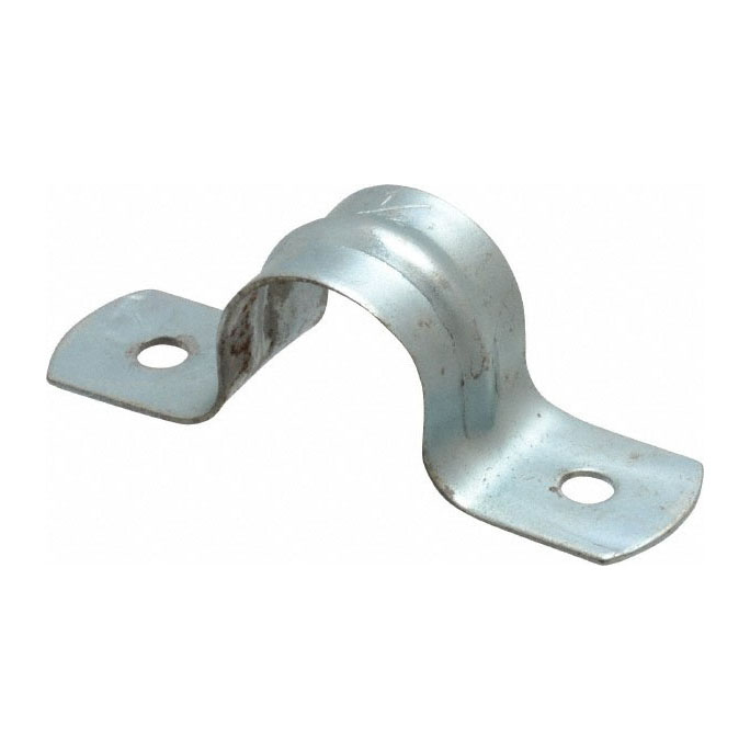 1 2 HOLE GALV PIPE STRAP
