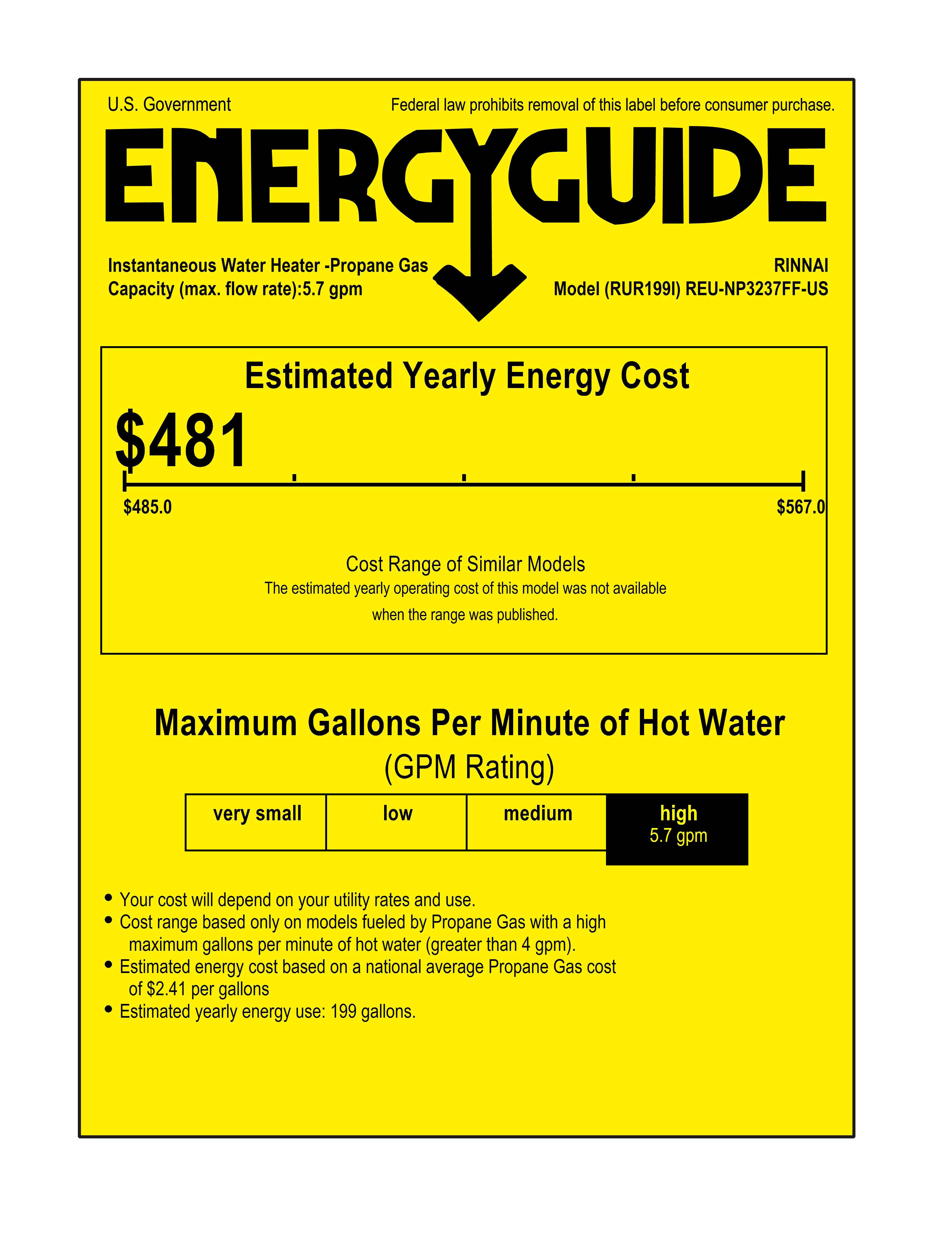 Standard Plumbing Supply Product 11GPM Rinnai Sensei With