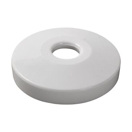 1/2 PLASTIC ESCUTCHEON WHITE