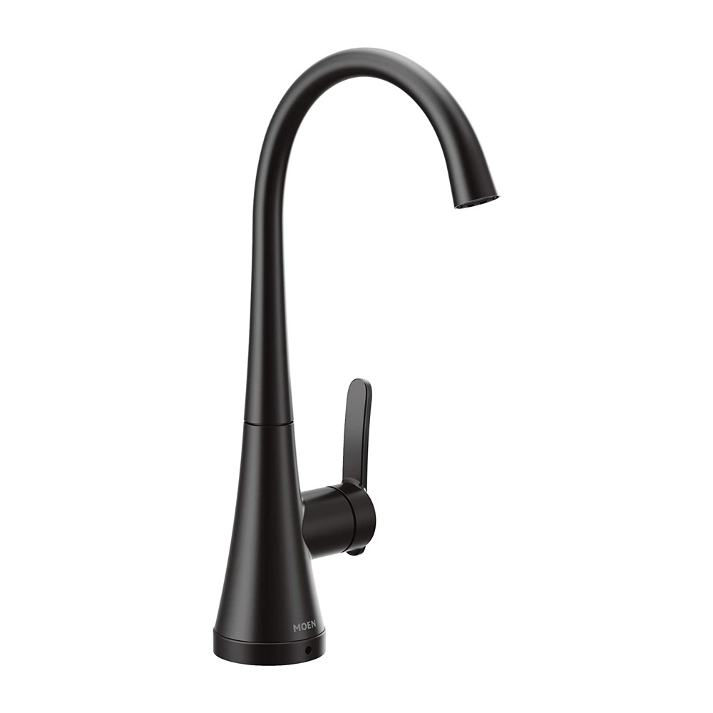 Moen Matte black one-handle beverage faucet