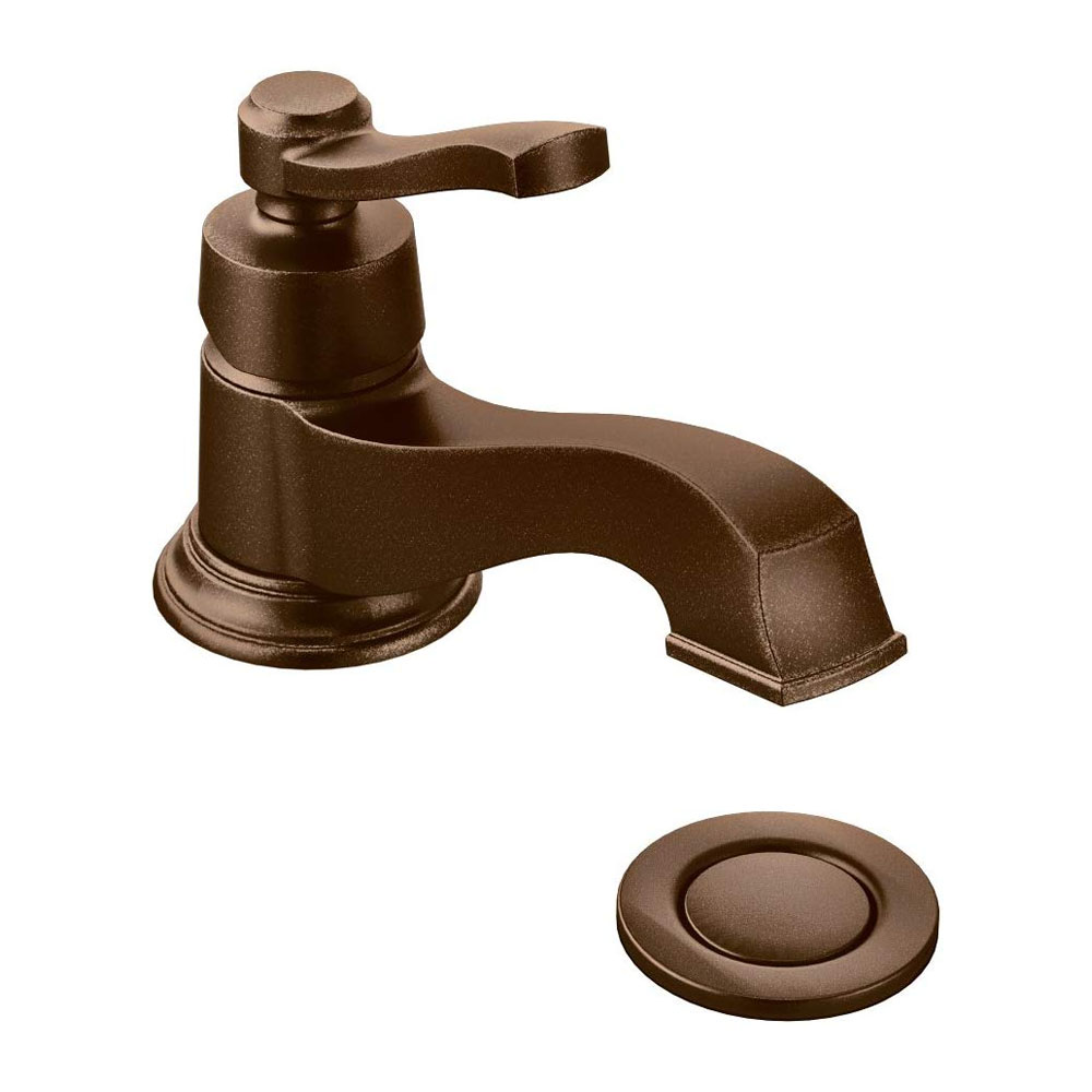 Moen Rothbury S6202ORB Oil Rubbed Bronze One-Handle Bathroom Faucet