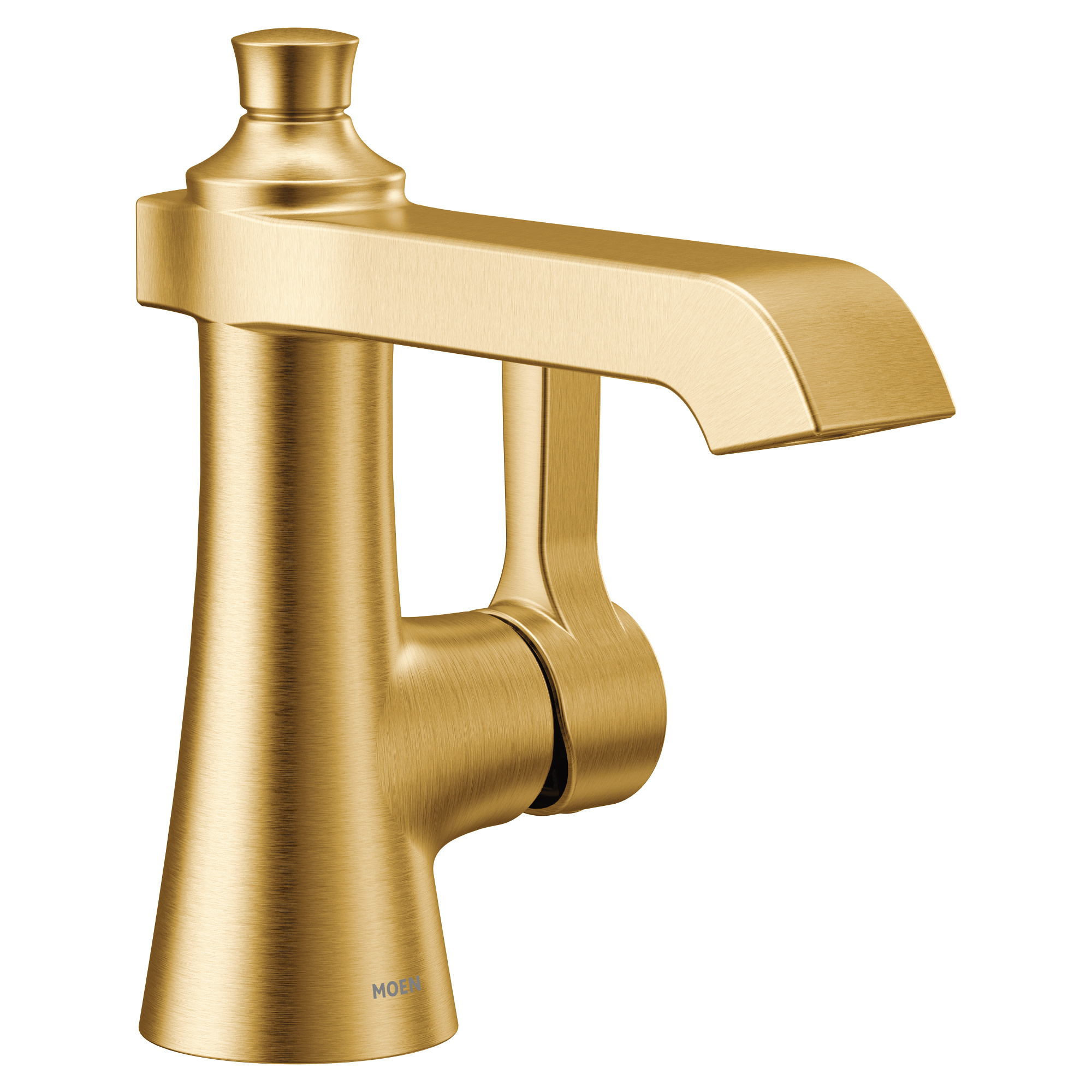 Moen Flara Brushed gold one-handle bathroom faucet