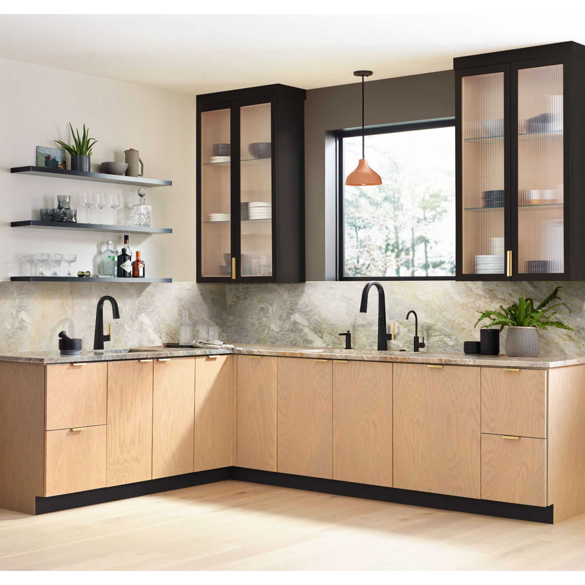 Kitchen Set Minimalis Finishing Black Dove