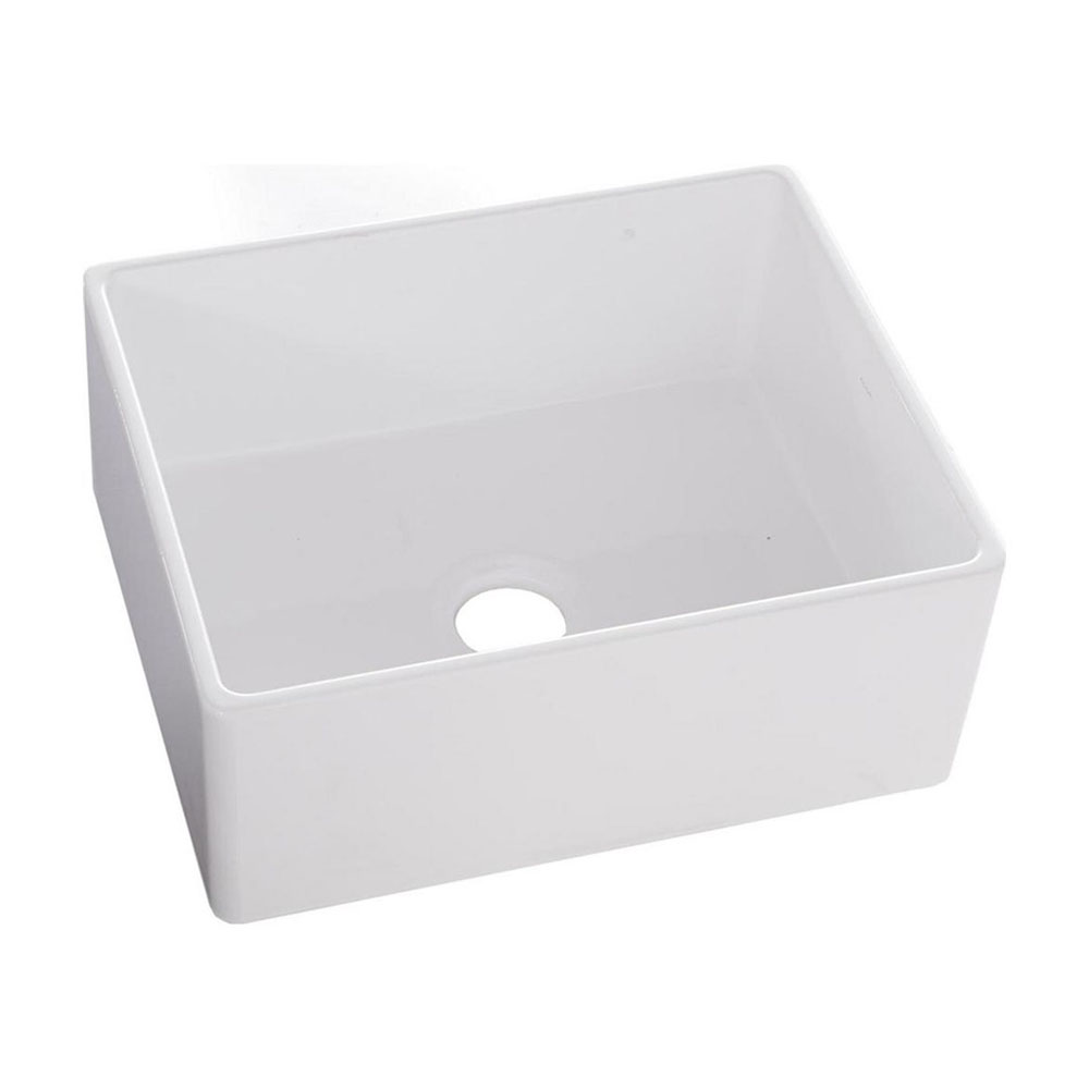 FIRECLAY SNGL U/MNT 25X19X10