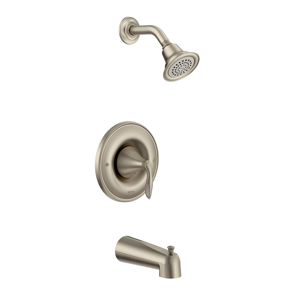 Moen Eva Brushed nickel Posi-Temp(R) tub/shower