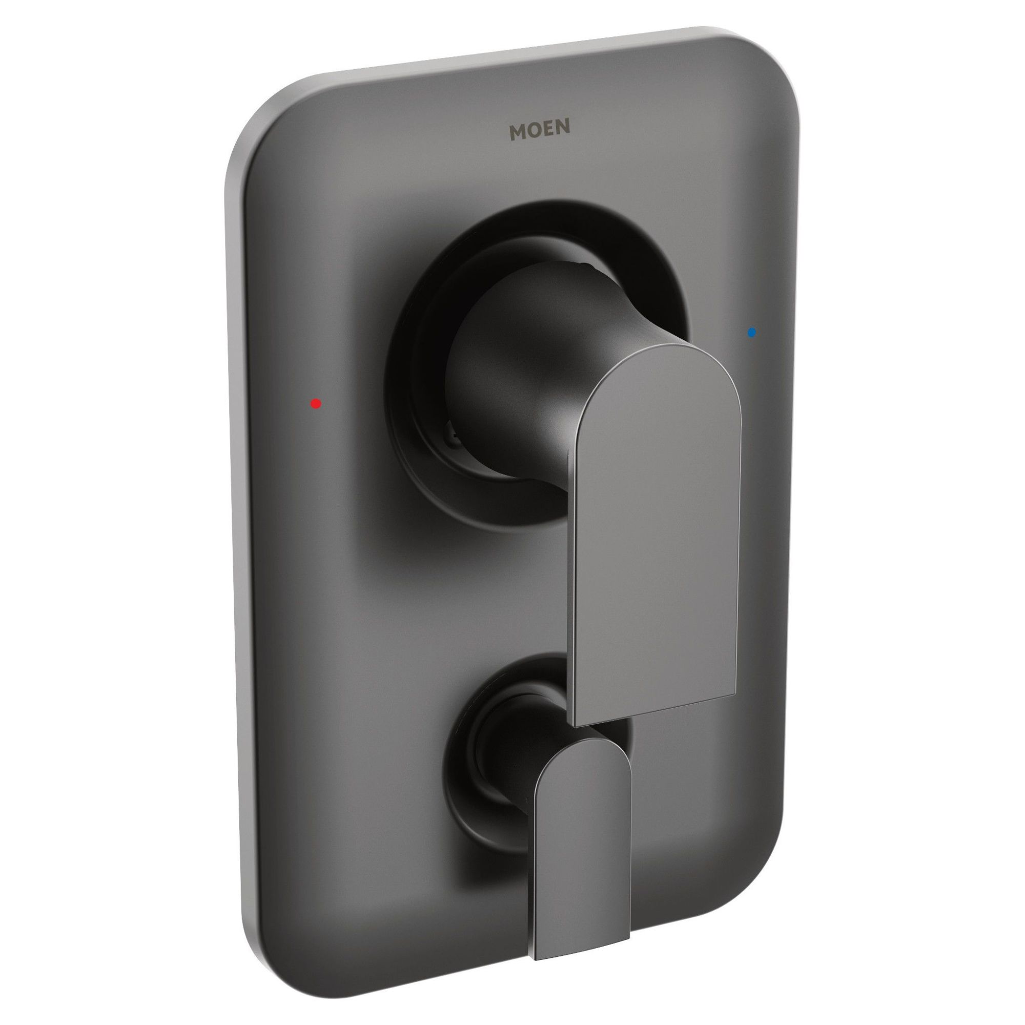 Moen Genta LX Matte black Posi-Temp(R) with diverter tub/shower valve only