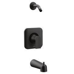 Moen Genta LX Matte black Posi-Temp(R) tub/shower