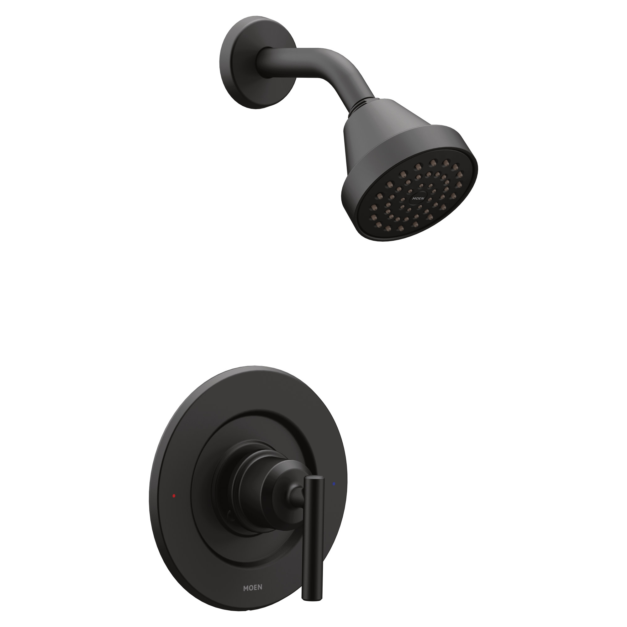 Moen Gibson Matte black Posi-Temp(R) shower only