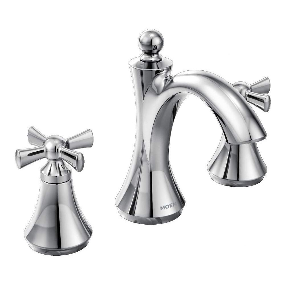 Moen Wynford Chrome Two-Handle Bathroom Faucet