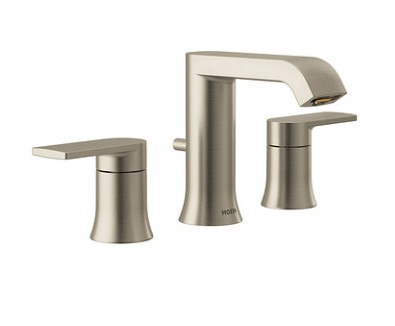 Moen Genta LX Brushed nickel two-handle bathroom faucet