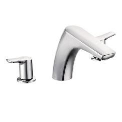 Chrome Two-Handle Low Arc Roman Tub Fauc factory