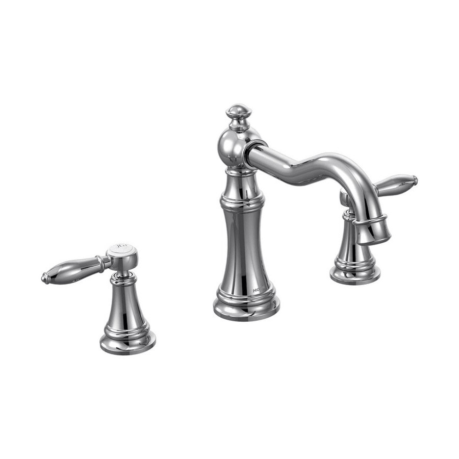 Moen Weymouth Chrome two-handle roman tub faucet