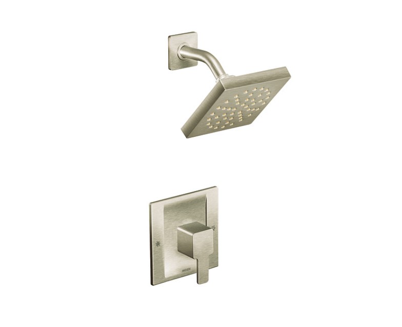 NEEDS ORDERED ETA 10/17 Moen 90 Degree Brushed nickel Posi-Temp(R) shower only