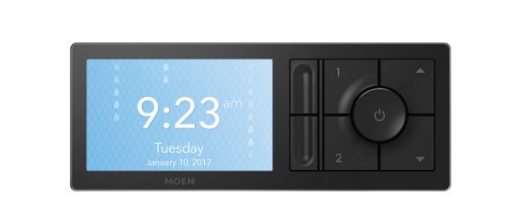 Moen U by  Shower Matte Black 2-outlet digital shower controller
