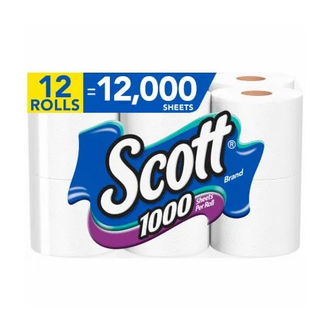 12PK SCOTT BATH TISSUE