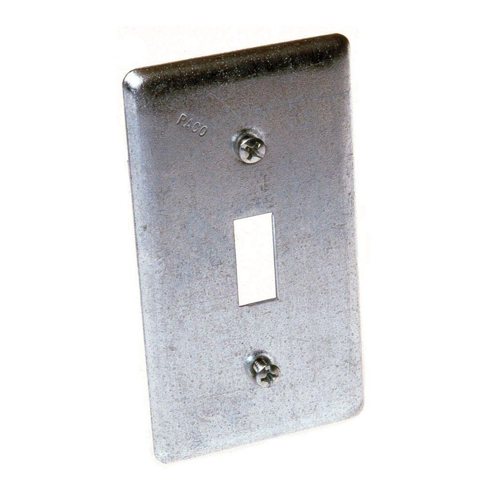 Single Steel Toggle Switch Handy Box Cover