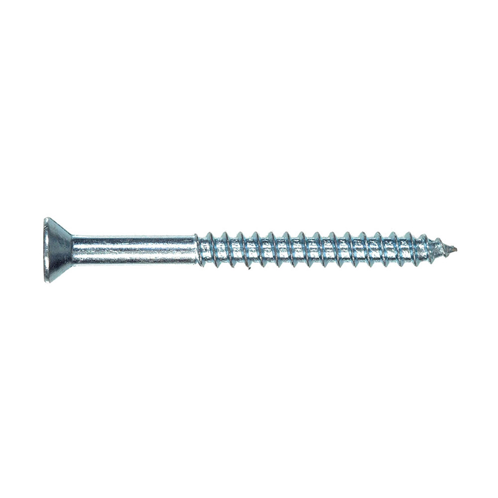 #8 x 3-Inch Phillips Flat-Head Wood Screws, 100-Pack