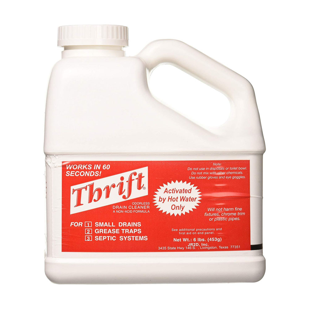 THRIFT DRAIN CLEANER 6 LB