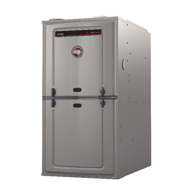 Standard Plumbing Supply - Product: Rheem R802VA100521MSA - Prestige 80%  Gas Furnace Two Stage Variable Speed, 100K BTU, ECM Motor, 3 1/2 to 5 Ton
