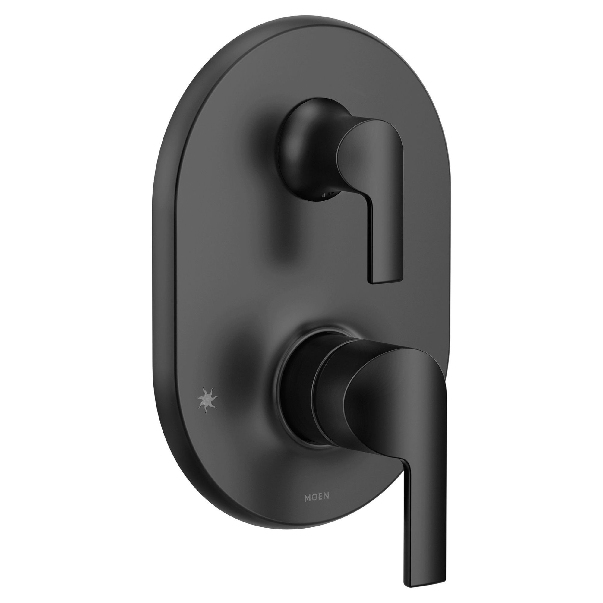 Moen Doux Matte Black M-CORE 3-Series With Integrated Transfer Valve Trim