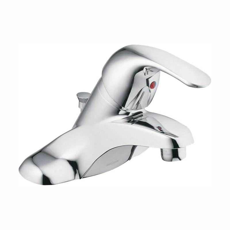 Moen WS84503 Adler One-Handle Low Arc Bathroom Faucet, Chrome