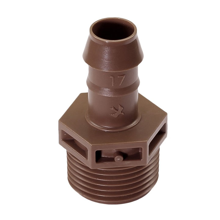 RainBird XFF-MA-075 XFF Drip Adapter, 17mm x 3/4 in. MPT
