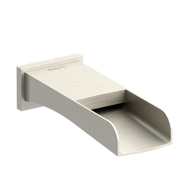 Riobel ZOOP80BN Open wall-mount tub spout 