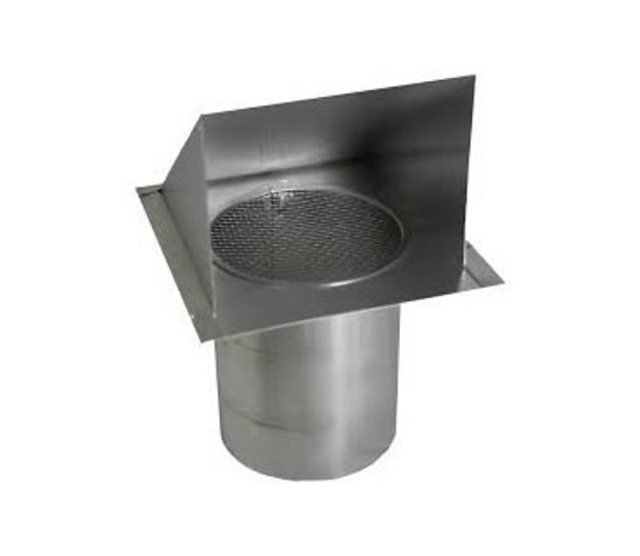 6 Galv Fresh Air Intake w/screen