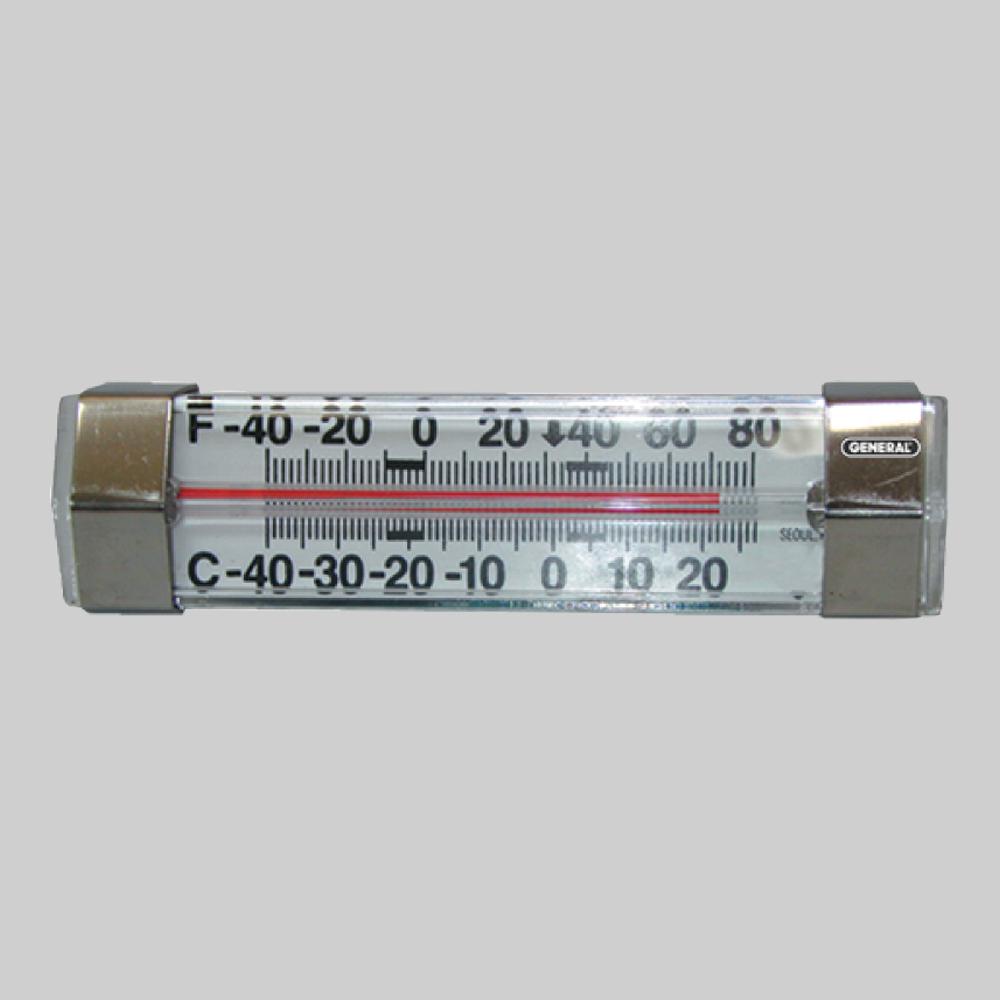 Horizontal Refrigerator/Freezer Analog Thermometer