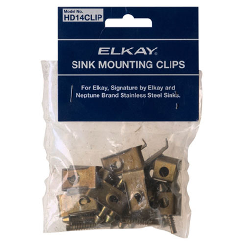 Standard Plumbing Supply - Product: ELKAY SALES HD14CLIP Mounting Hardware Clip, 14 Piece