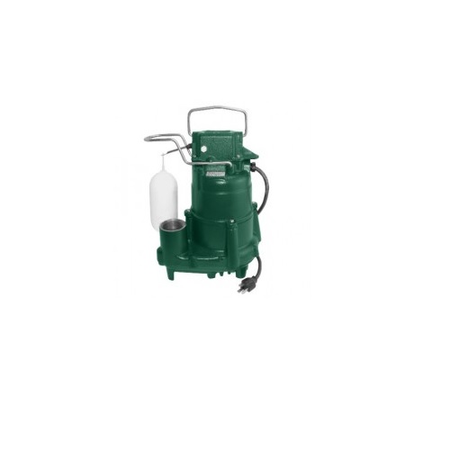 Zoeller 98-0001 Flow-Mate Automatic Cast Iron Effluent Sump Pump 115 V 1/2 Horsepower