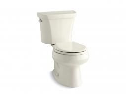 KOHLER  K-3987-96 Wellworth® Two-Piece Round Front Dual Flush Toilet