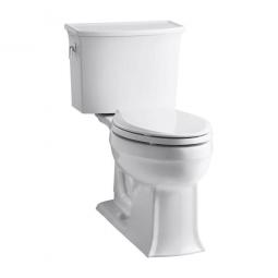 KOHLER  K-3551-0 Archer Comfort Height Two-piece Elongated 1.28 GPF Toilet
